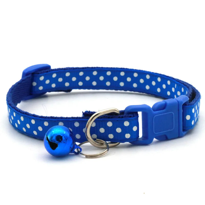 Regulowana obroża dla psa i kota z dzwoneczkiem