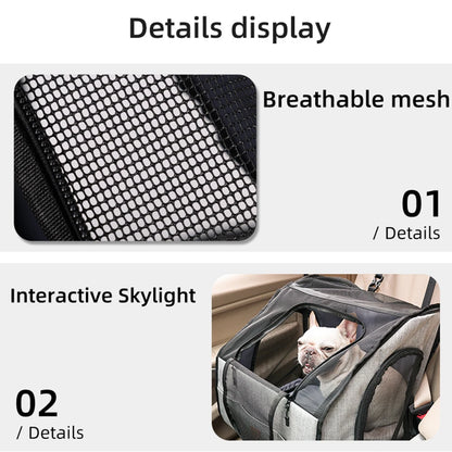 🐾🚘 Samochodowe Łóżko i Fotelik dla Zwierząt – Wielofunkcyjny, Składany i Wodoodporny