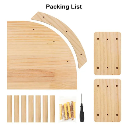 Ścienny Drapak z Ramą dla Kota – Schody, Hamak