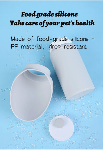 Składana butelka turystyczna dla psa i kota