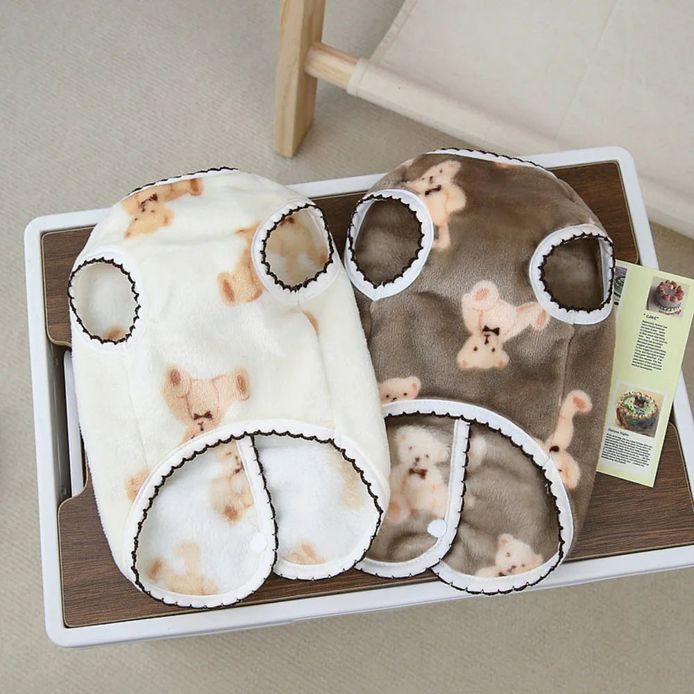 Ciepła kamizelka polarowa dla psa i kota - idealna zimę