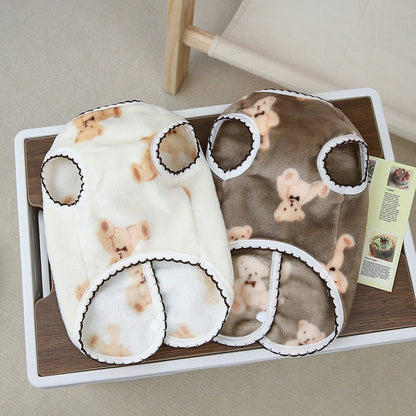 Ciepła kamizelka polarowa dla psa i kota - idealna zimę