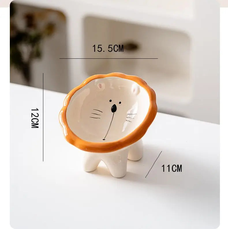 🐾 Ceramiczna Miska dla Zwierząt w Kształcie Zwierzątka