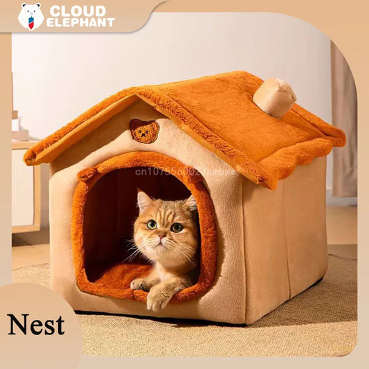 Składany Domek dla Zwierzaka – Komfort i Ciepło w Jednym!