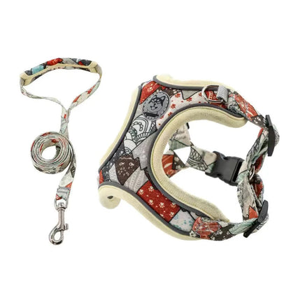 Szelki w kształcie X dla psa + Smycz