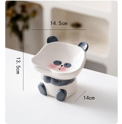 🐾 Ceramiczna Miska dla Zwierząt w Kształcie Zwierzątka