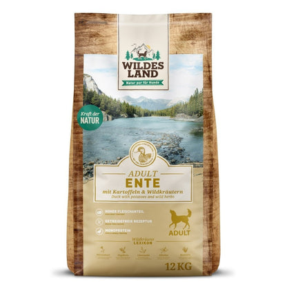 WILDES LAND DOG Ente - kaczka z ziemniakami i ziołami (12kg)