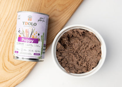 YDOLO Puppy - wieprzowina Iberico i ryby - mokra karma dla szczeniąt (400g)