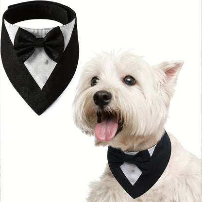 Elegancka mucha i bandana dla psa „Dog Tuxedo”