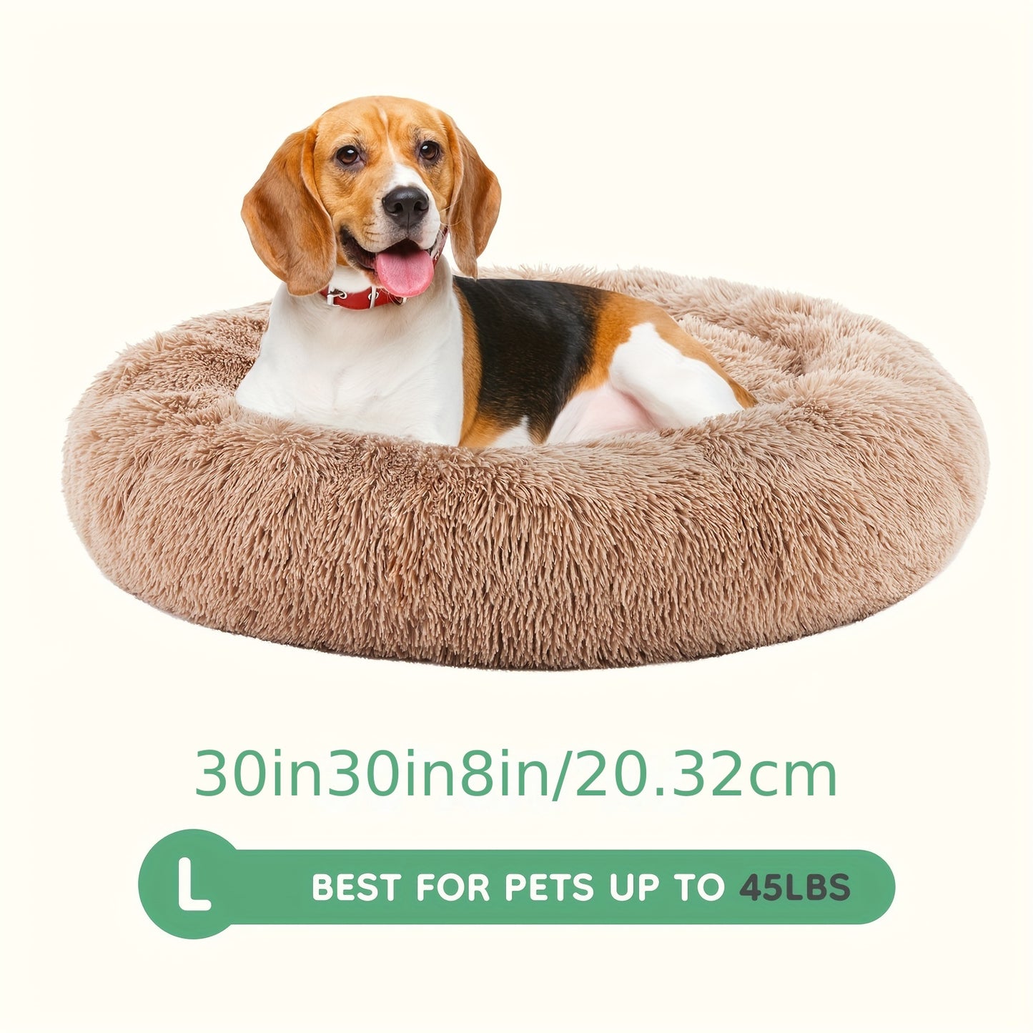 Miękkie pluszowe legowisko uspokajające dla psa i kota