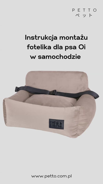 PETTO Oi Active WaterProof fotelik samochodowy dla psa